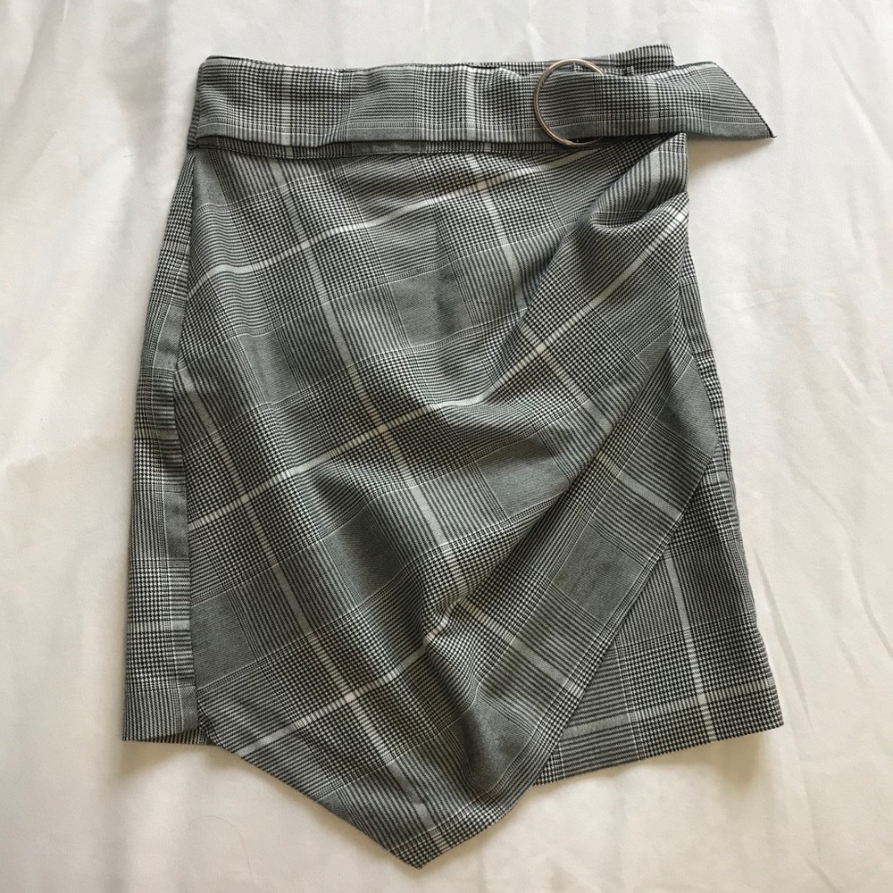dynamite plaid skirt